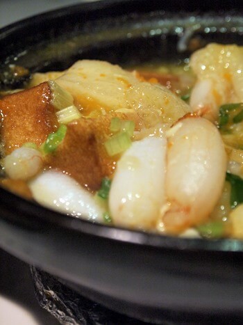 豊華小館蟹みそと筍の豆腐煮込み