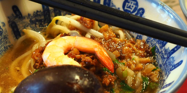 台南といえば度小月の担仔麺