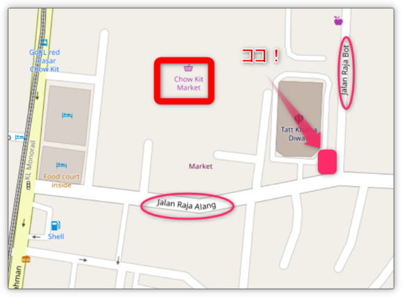 カンポンバル地図