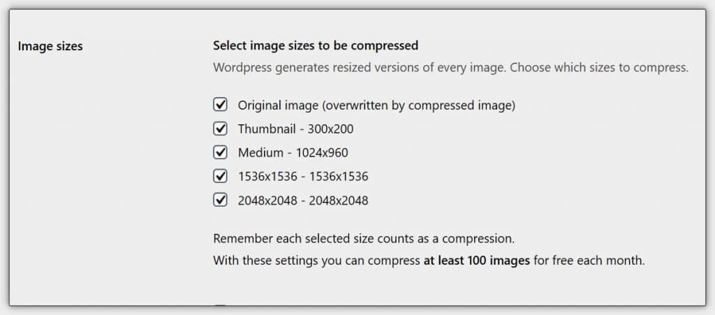画像圧縮プラグイン「Compress JPEG & PNG images」