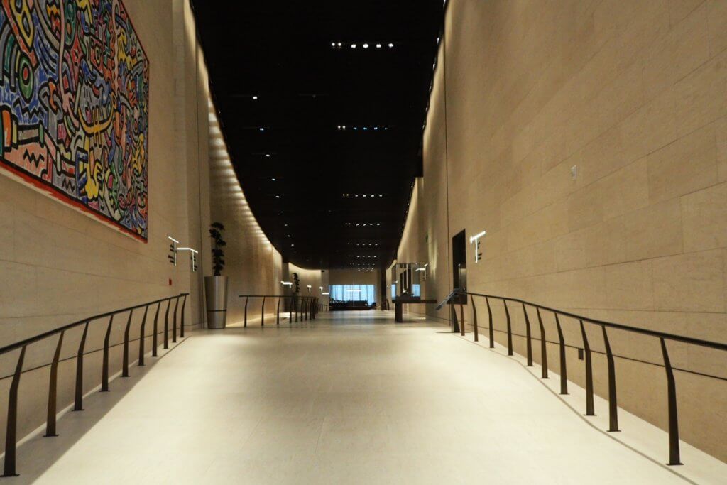 Qatar Airways First Class Lounge entryway