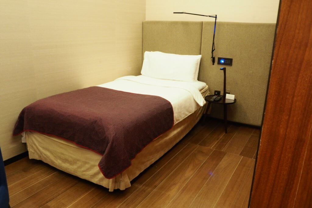 Qatar Airways First Class quiet space