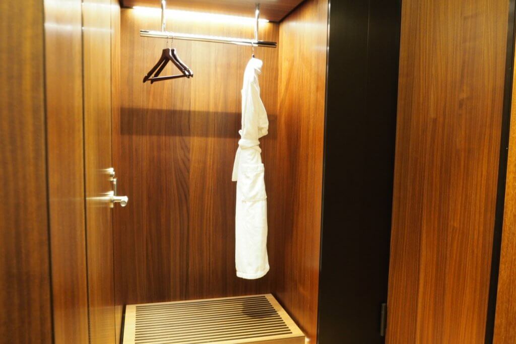 Qatar Airways First Class quiet space