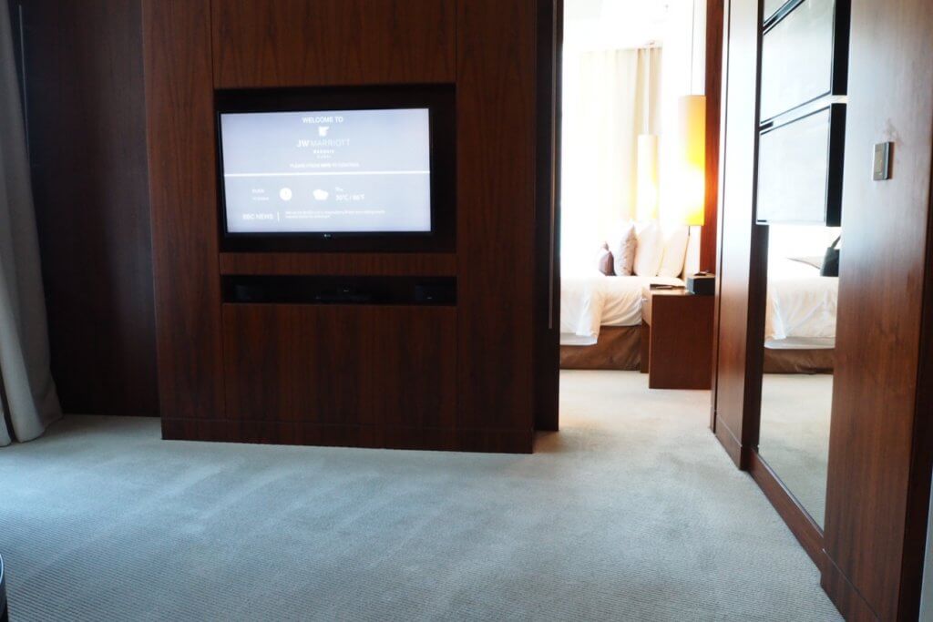 JWマリオットドバイのリビングルーム