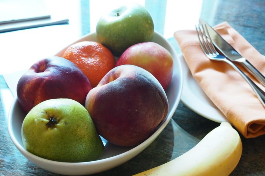 JWマリオットドバイのウェルカムフルーツ