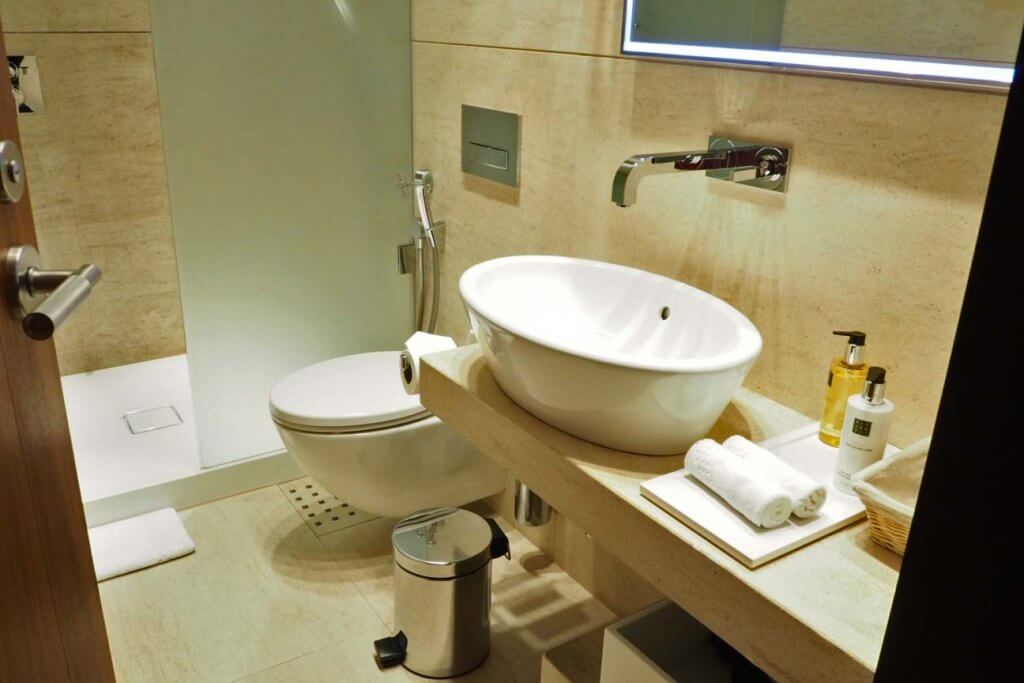 Qatar Airways First Class quiet space