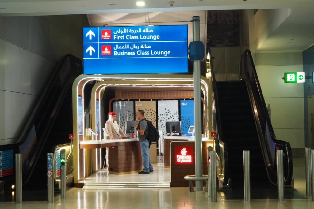 ドバイ国際空港ターミナル3コンコースB