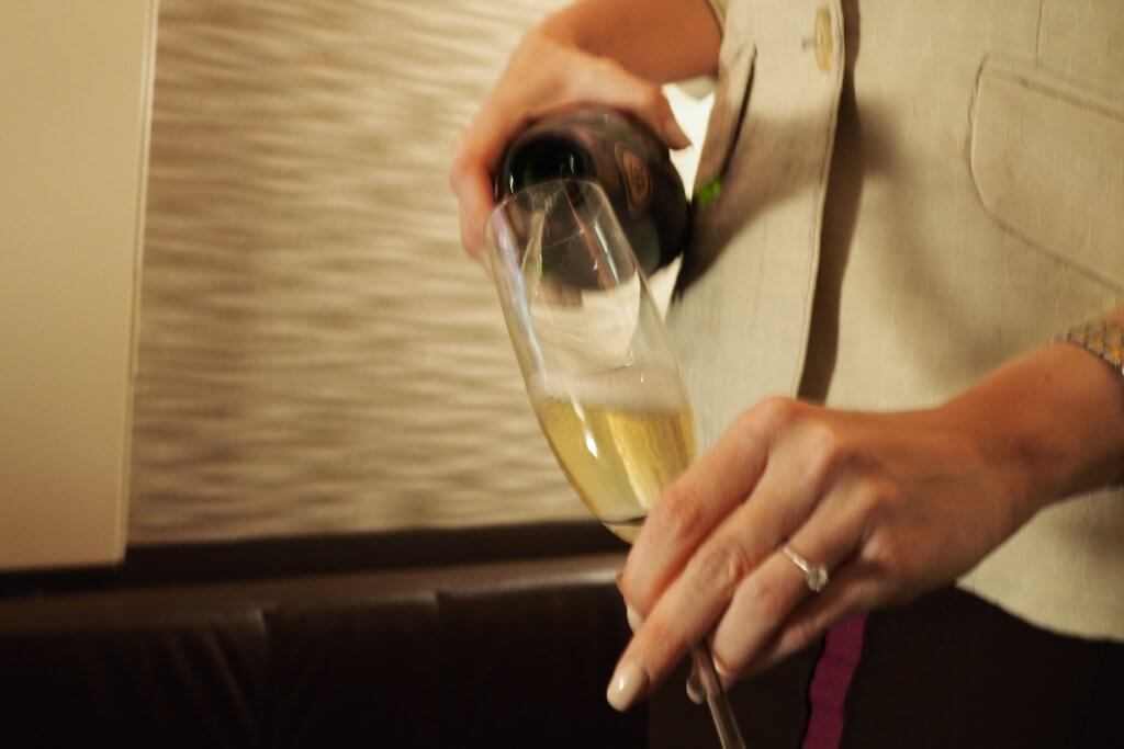 エティハド航空A380ファーストクラスの機内食