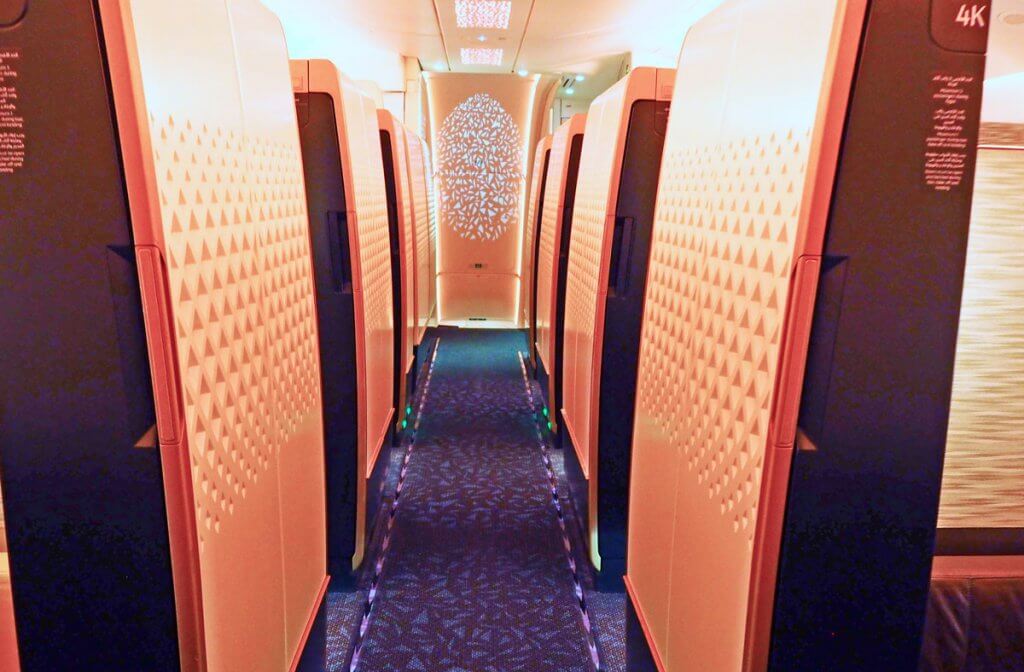 エティハドA380ファーストクラス